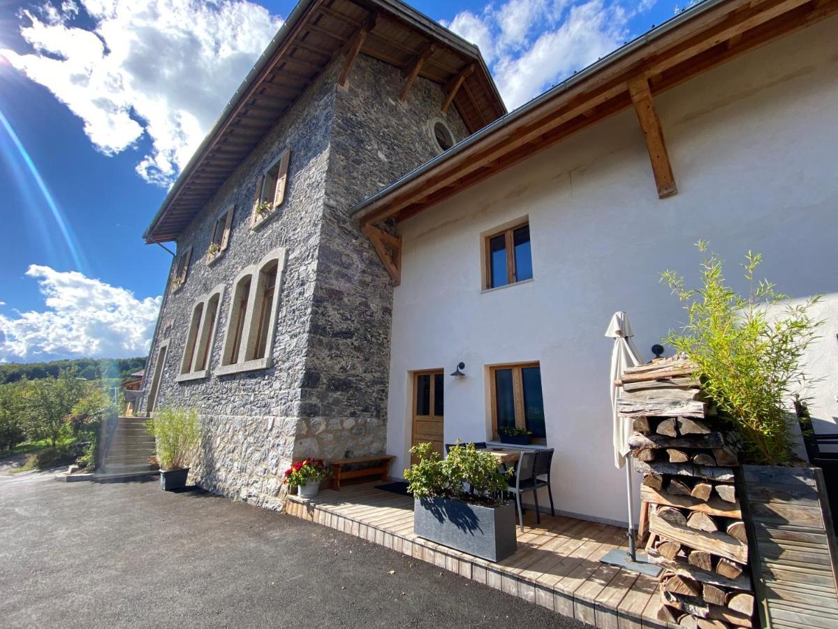 Ferienwohnung Ancienne Ecole Du Mont Servoz Exterior foto